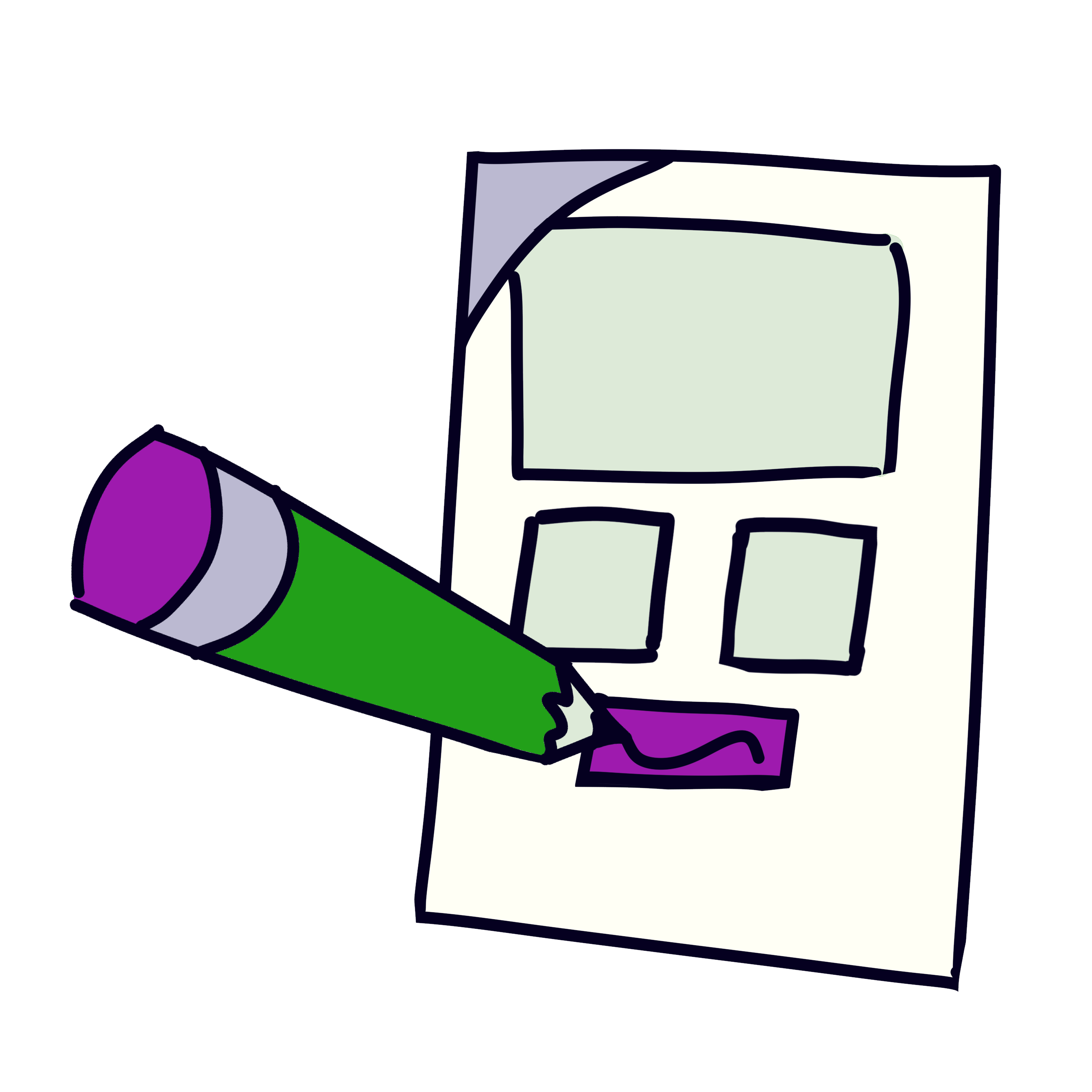 hand-drawn image of a pencil on paper